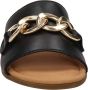 Gabor Metalen Ketting Dames Slippers Zwart Black Dames - Thumbnail 13