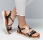 Gabor Sandalen zwart Nubuck Dames - Thumbnail 5