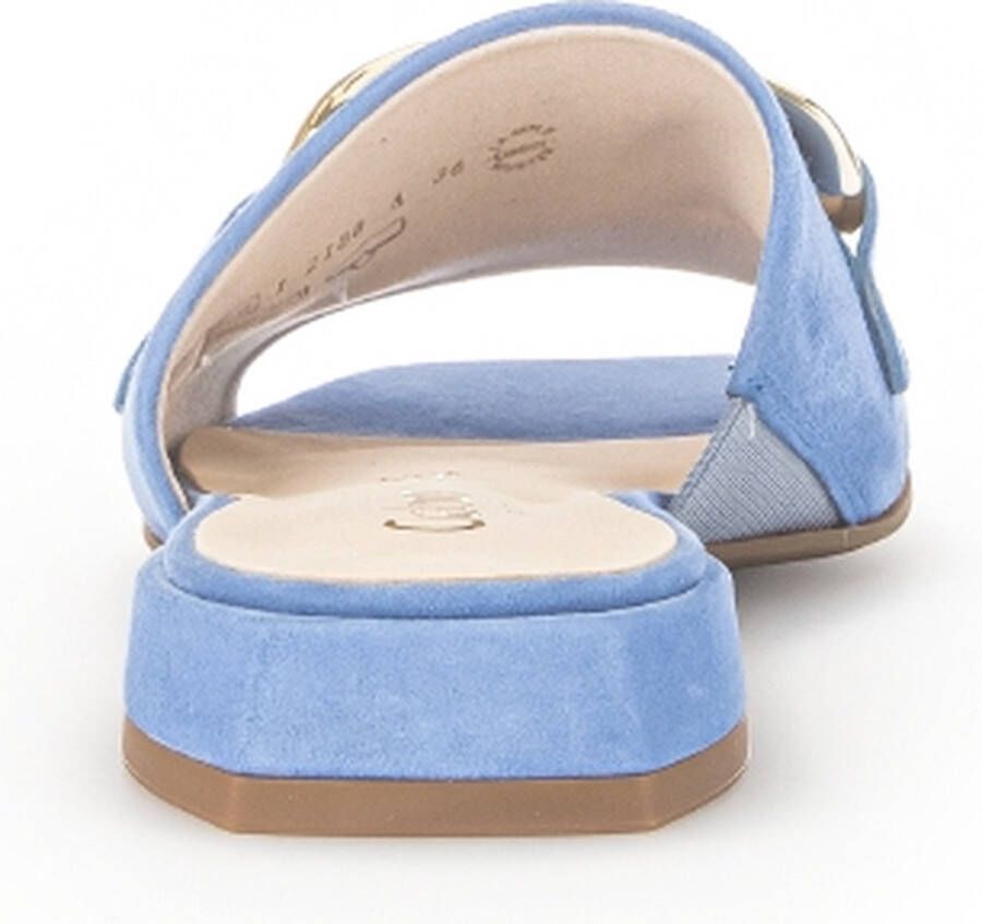 Gabor Slippers blauw Suede Dames - Foto 12