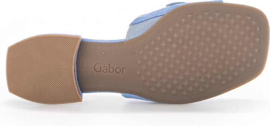 Gabor Slippers blauw Suede Dames