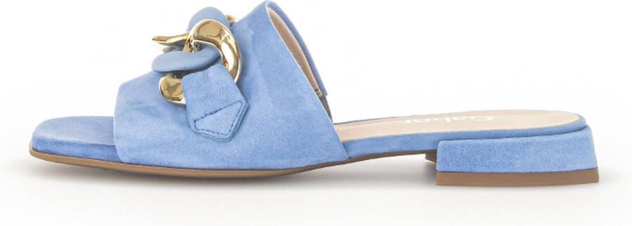 Gabor Slippers blauw Suede Dames - Foto 10