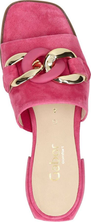 Gabor Slippers roze Suede Dames