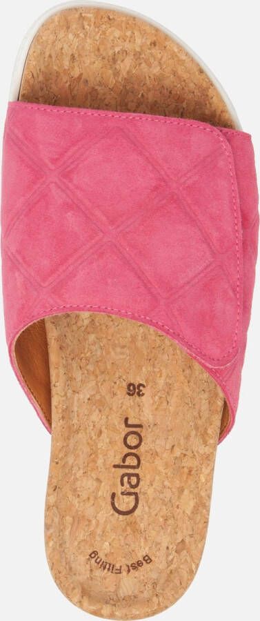 Gabor Slippers roze Suede Dames