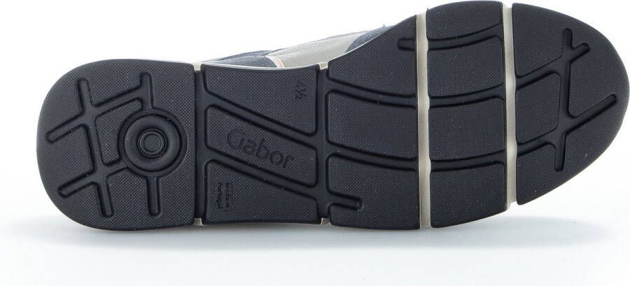 Gabor Sneaker 96.475.30 Grijs Blauw Combi Suède