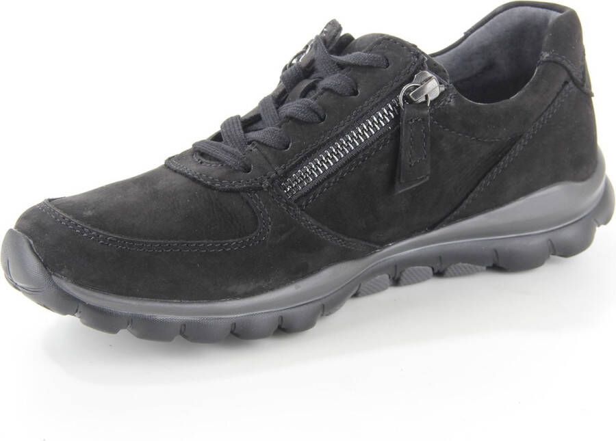 Gabor Rollingsoft Sneakers met sleehak vrijetijdsschoen lage schoen veterschoen met optifit verwisselbare inlegzool - Foto 8