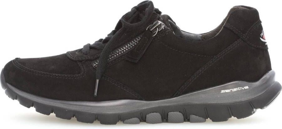 Gabor Rollingsoft Sneakers met sleehak vrijetijdsschoen lage schoen veterschoen met optifit verwisselbare inlegzool - Foto 10