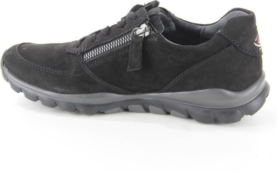 Gabor Rollingsoft Sneakers met sleehak vrijetijdsschoen lage schoen veterschoen met optifit verwisselbare inlegzool - Foto 9