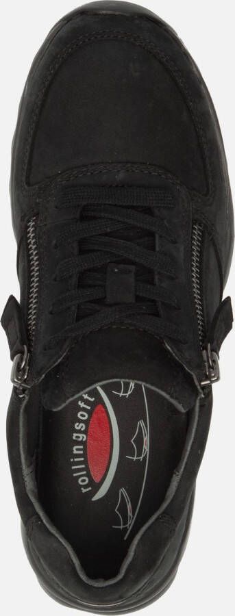 Gabor Rollingsoft Sneakers met sleehak vrijetijdsschoen lage schoen veterschoen met optifit verwisselbare inlegzool - Foto 11
