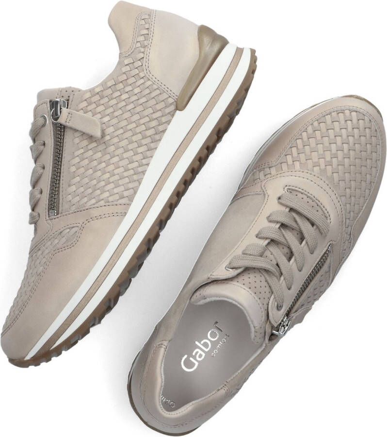 Gabor Sneakers beige Textiel
