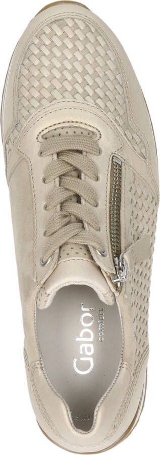 Gabor Sneakers beige Textiel