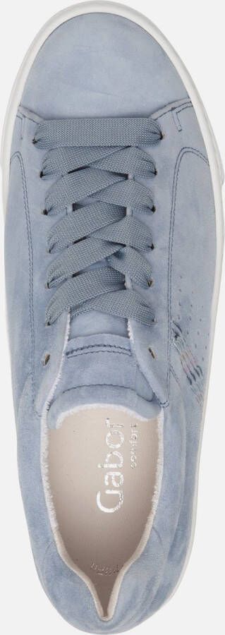 Gabor Sneakers blauw Suede Dames