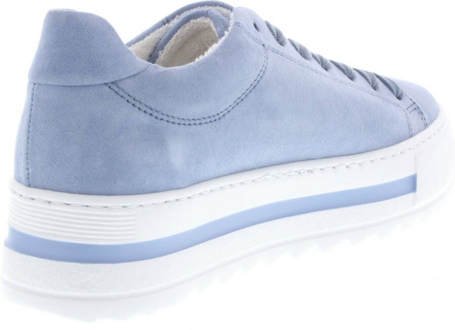 Gabor Sneakers blauw Suede Dames