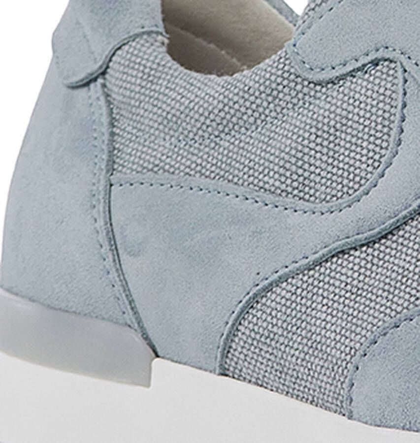 Gabor Sneakers Dames Lage sneakers Damesschoenen Leer 83.421.18 Jeans blauw