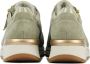 Gabor Sneakers Dames Lage sneakers Damesschoenen Suède 86.587 Groen - Thumbnail 14