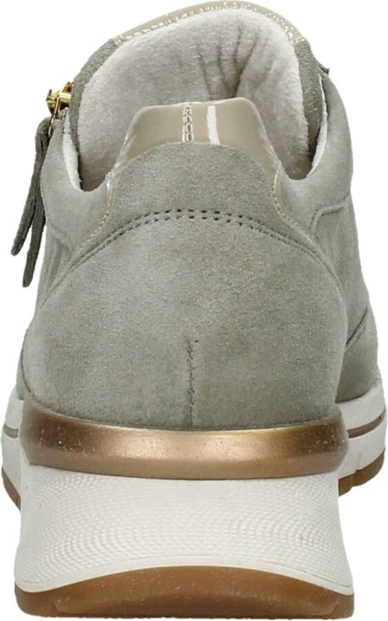 Gabor Sneakers Dames Lage sneakers Damesschoenen Suède 86.587 Groen