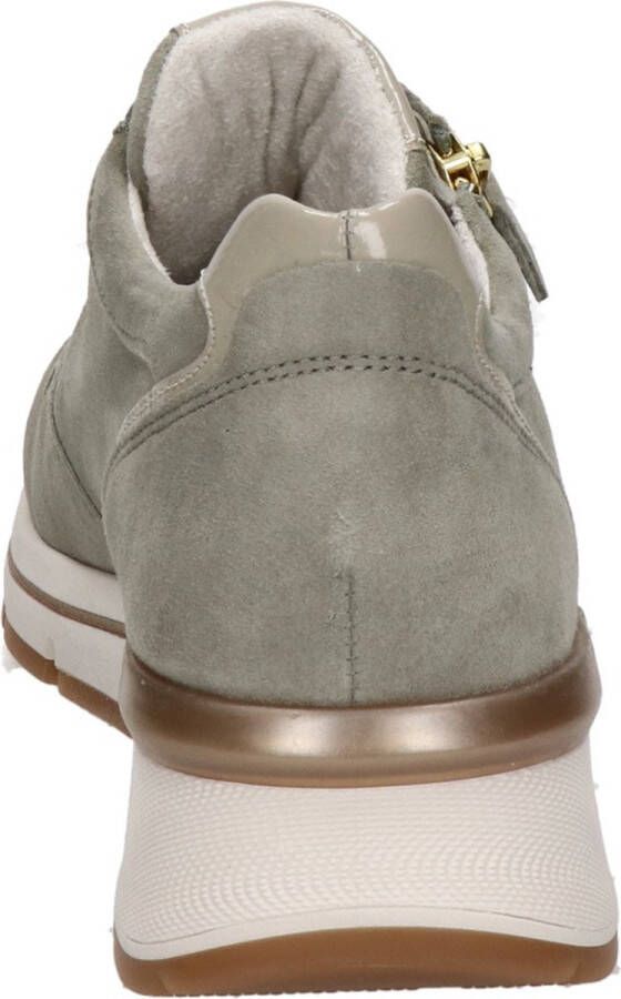 Gabor Sneakers Dames Lage sneakers Damesschoenen Suède 86.587 Groen