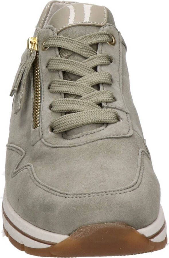 Gabor Sneakers Dames Lage sneakers Damesschoenen Suède 86.587 Groen