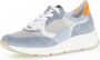 Gabor 86.475.36 Grey Blue Orange Lage sneakers - Thumbnail 8