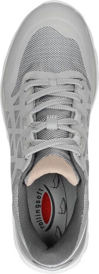 Gabor Sneakers grijs Textiel