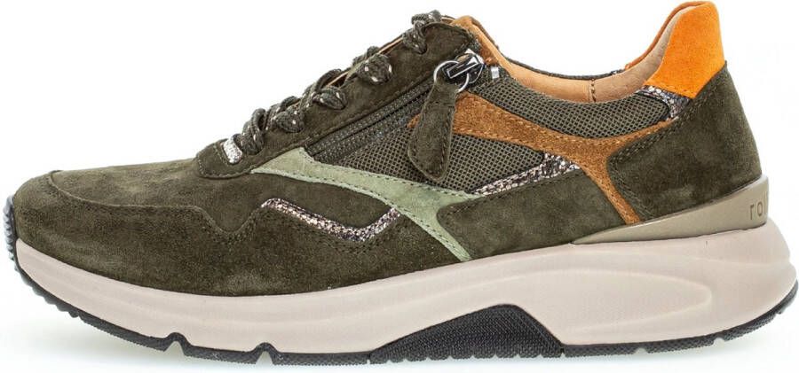 Gabor Sneakers Groen Suede 102305 Dames