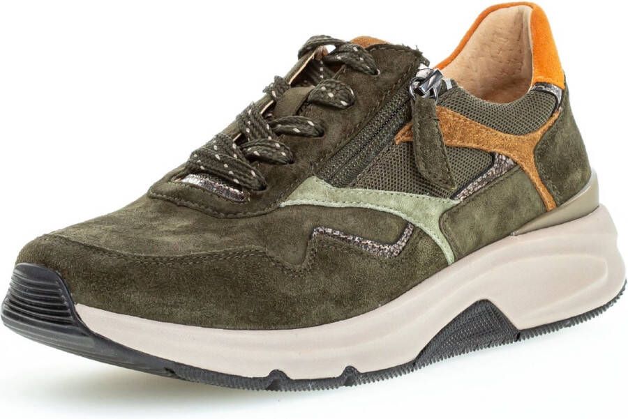 Gabor Sneakers Groen Suede 102305 Dames