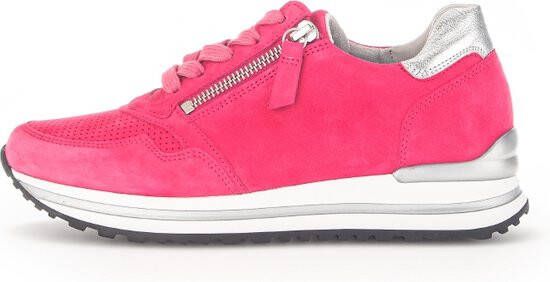 Gabor Sneakers roze Suede Dames