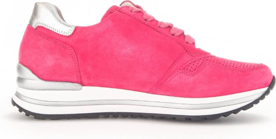 Gabor Sneakers roze Suede Dames