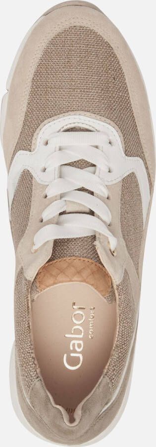 Gabor Sneakers taupe Synthetisch Dames
