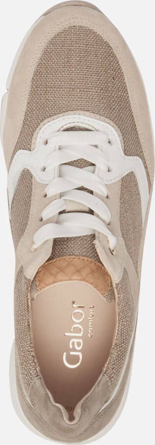 Gabor Sneakers taupe Synthetisch Dames