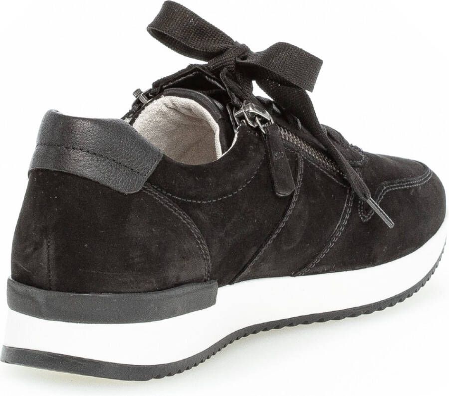 Gabor Sneakers zwart Nubuck Dames
