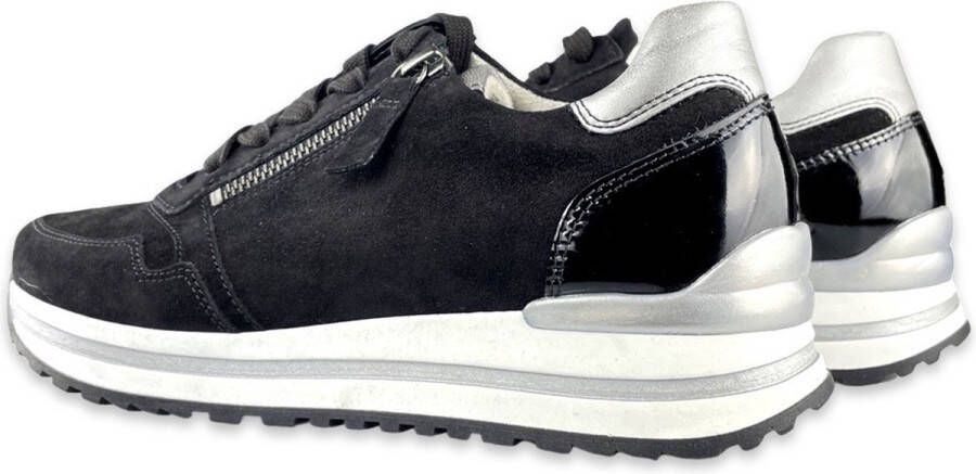 Gabor Sneakers zwart Suede Dames