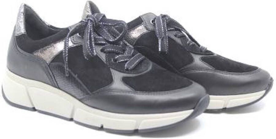 Gabor Sneakers zwart Textiel