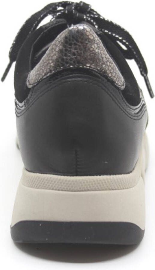 Gabor Sneakers zwart Textiel