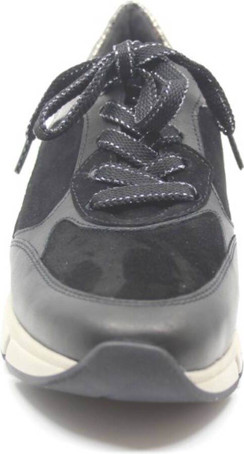 Gabor Sneakers zwart Textiel