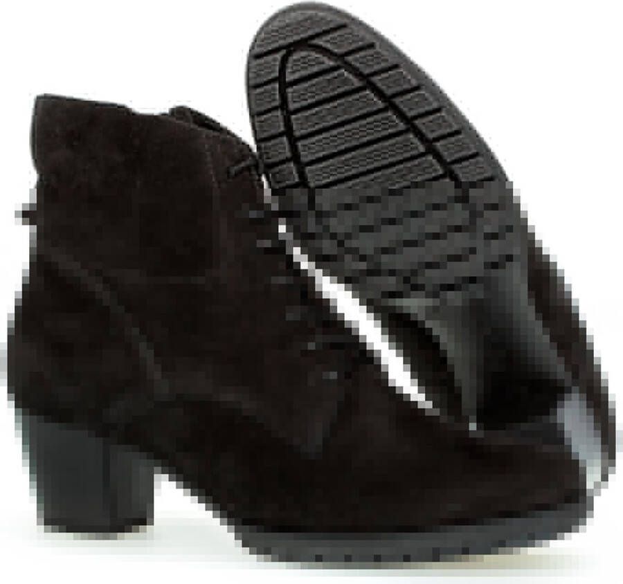 Gabor Veterlaarsje H Zwart Nubuck