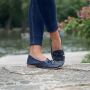 Gabylou Mocassins comfort reptielenleer Model Carmen Marine - Thumbnail 8