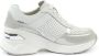 Gabylou Leren comfort sneakers Grote voeten Julie model Beige - Thumbnail 4