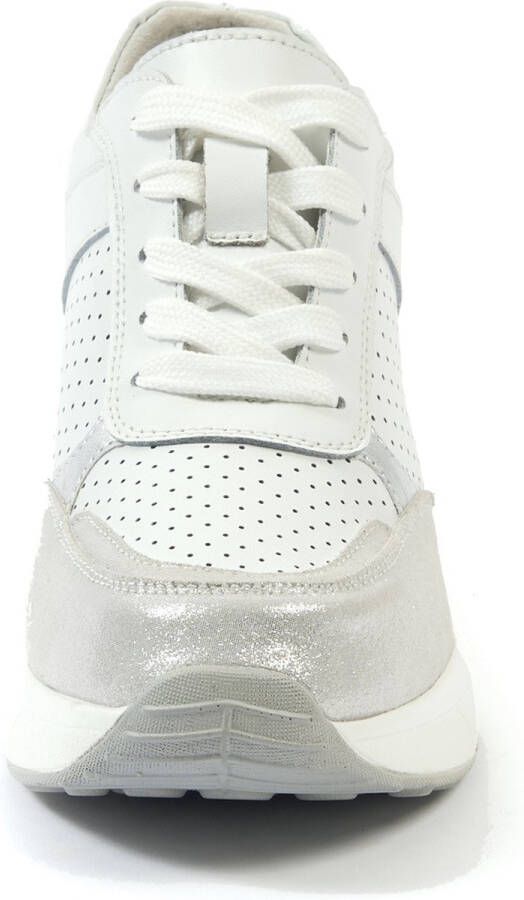 Gabylou Leren comfort sneakers Grote voeten Julie model Beige - Foto 7