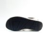 Gabylou Opengewerkte sandalen comfort leer Brede voet H Model Marie Odile Argent Ecru - Thumbnail 4