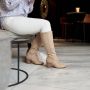 Gabylou XL laarzen voor brede kuiten Model Olivia. Lt Beige - Thumbnail 9
