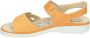 Ganter 200123 Volwassenen Dames slippers Oranje - Thumbnail 3