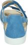 Ganter 200142~~~~~~~~~~~~~~~~~~~~~~~~ Dames slippers Blauw - Thumbnail 5