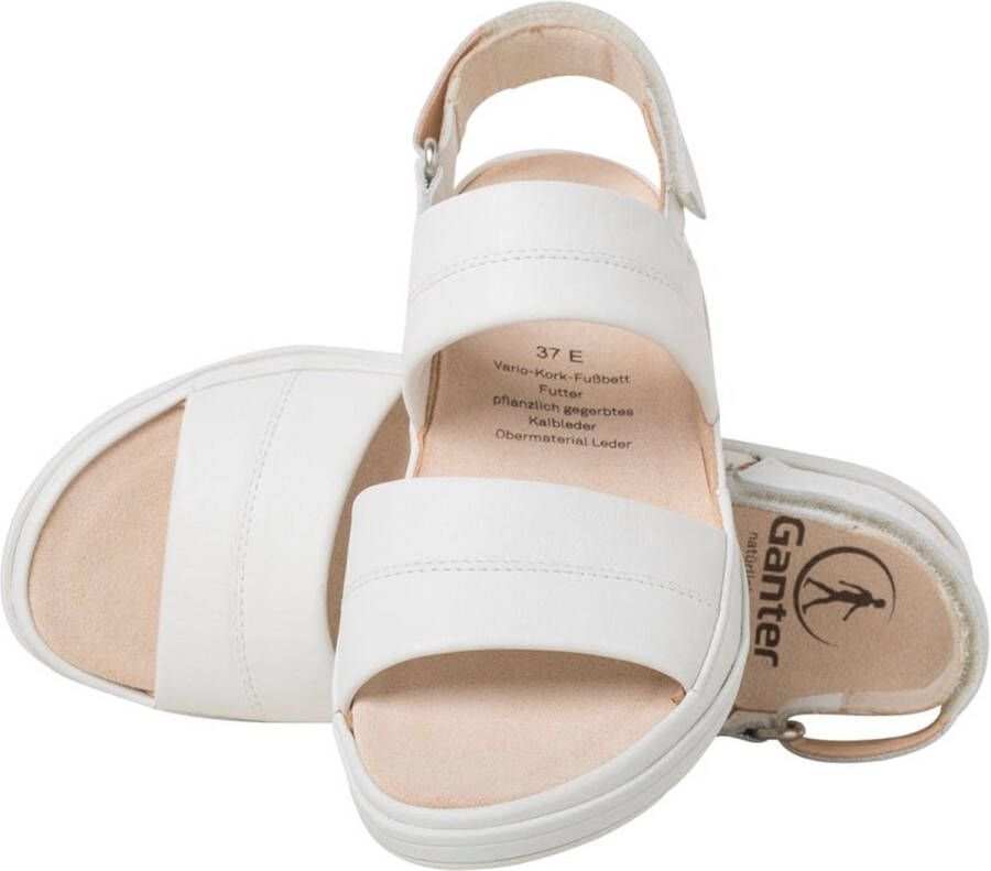 Ganter 200521 Volwassenen Dames slippers Wit beige