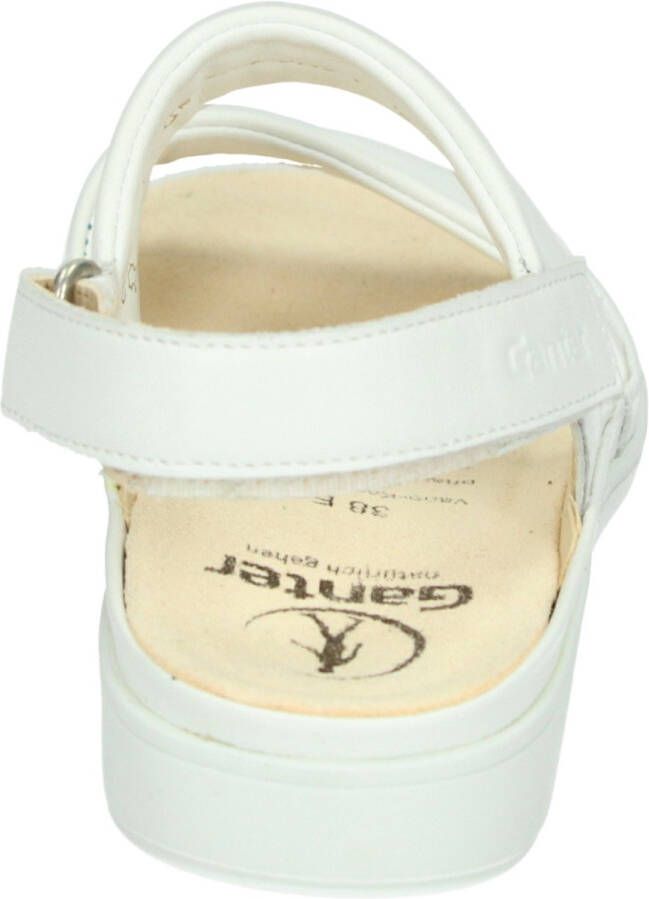 Ganter 200521 Volwassenen Dames slippers Wit beige