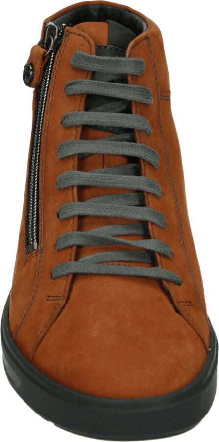 Ganter 203472~~~~~~~~~~~~~~~~~~~~~~~~ Hoge sneakersVeterlaarzenDames veterschoenenDames sneakersHalf-hoge schoenen Cognac - Foto 3