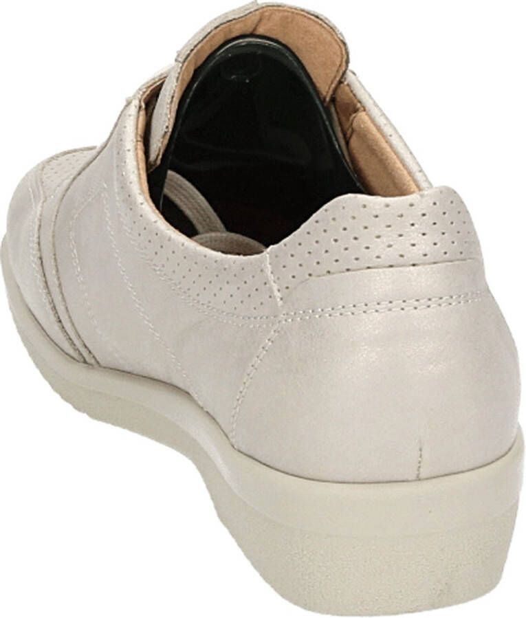 Ganter 204715 Volwassenen Dames sneakersDames veterschoenen Wit beige
