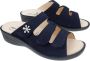 Ganter 205802 Volwassenen Dames slippers Blauw - Thumbnail 3