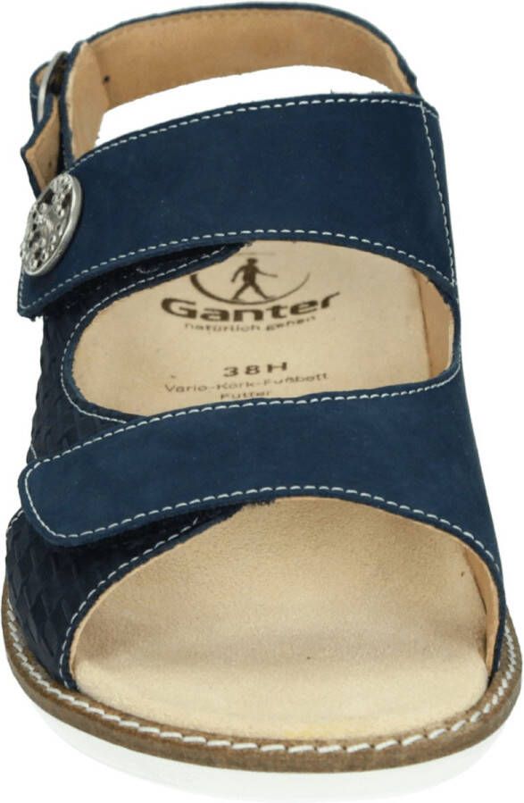 Ganter 205848 Volwassenen Sandalen met hak Blauw