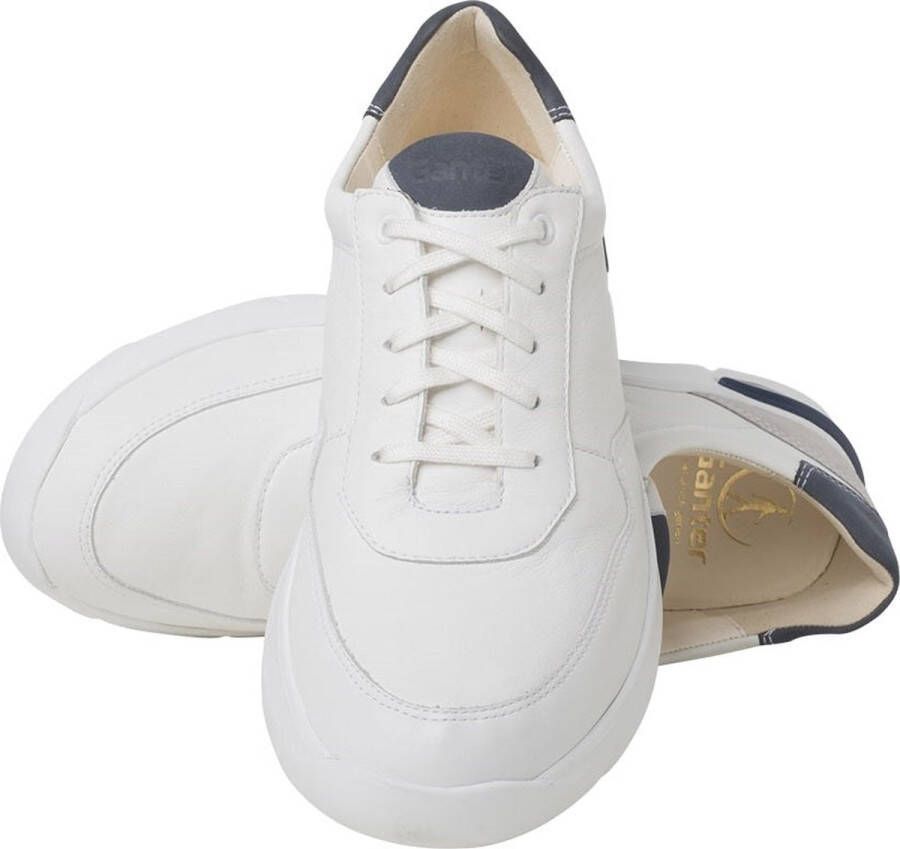 Ganter 251721 Volwassenen Lage sneakersVrije tijdsschoenen Wit beige