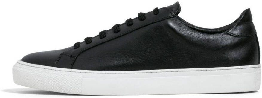 GAR T PROJECT Type Black Leather Sneaker GP1772 - Foto 9